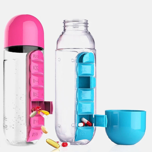 Doseit 2-in-1 Pill Organizer & Water Bottle