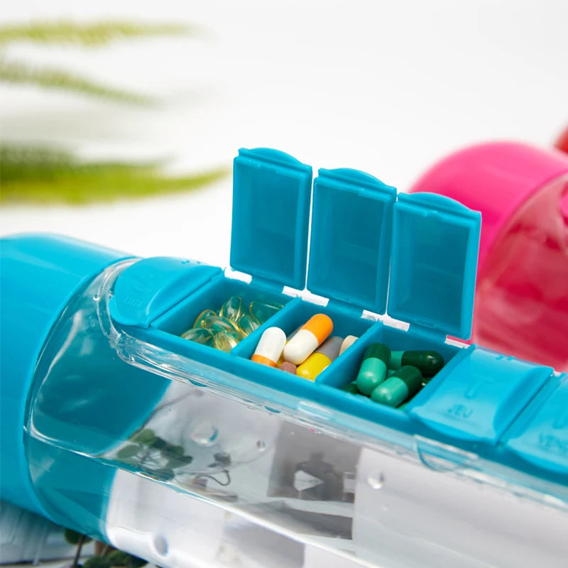 Doseit 2-in-1 Pill Organizer & Water Bottle