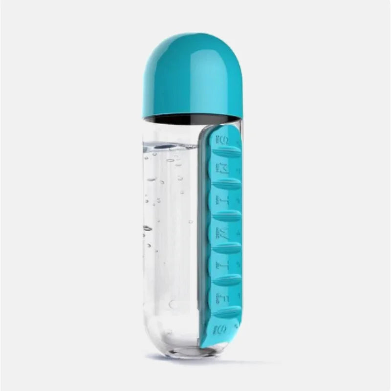Doseit 2-in-1 Pill Organizer & Water Bottle
